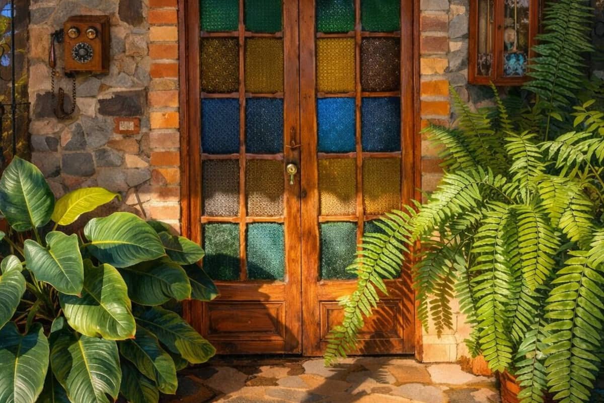 四人房, 1 間臥室, 花園景 | 獨特設計、獨特裝修、免費 Wi-Fi、床單