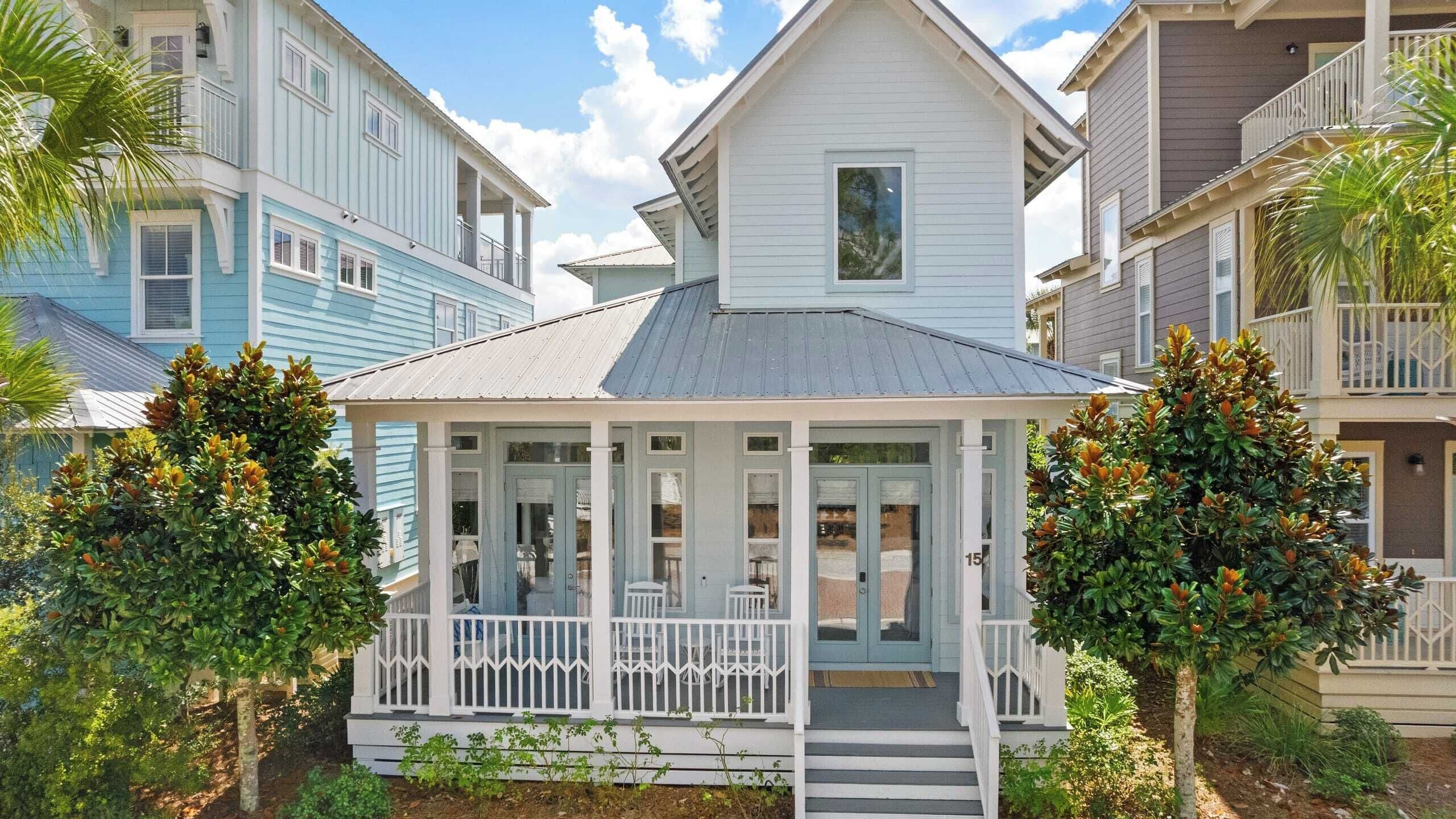 Fachada de la propiedad