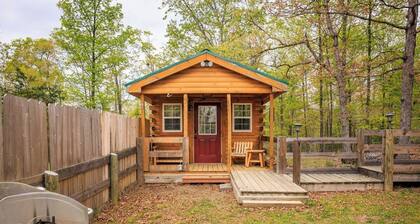 This cabin is a 2 bedroom(s), 3 bathrooms, located in Berkeley Springs, WV.