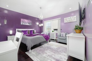 3 habitaciones, tabla de planchar con plancha, wifi y ropa de cama 