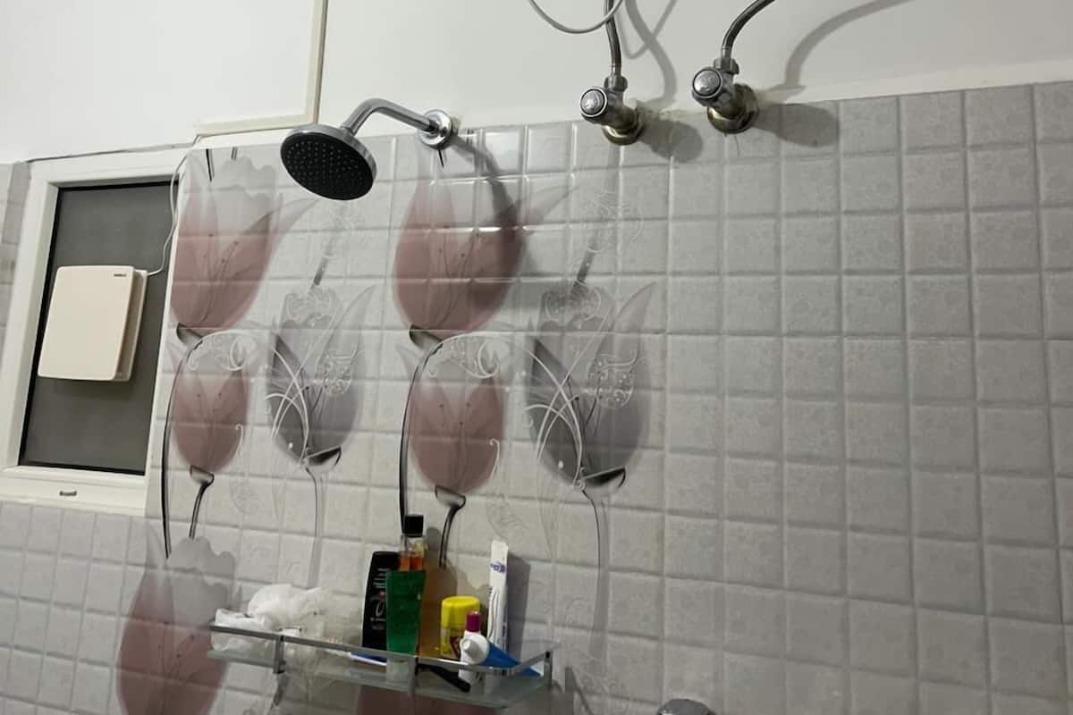 Deluxe-Apartment, 1 Schlafzimmer, Balkon | Badezimmer | Dusche, Handtücher, Seife, Shampoo