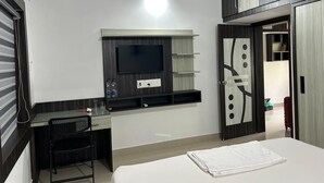 Apartemen Premium, 1 kamar tidur, balkon | Kedap suara dan Wi-Fi gratis