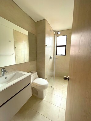 Towels, soap, toilet paper