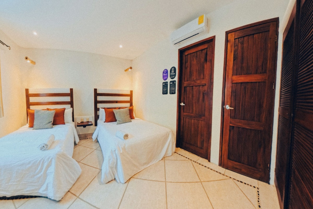Standard Double Room, 2 Double Beds, Private Bathroom | Soundproofing, free WiFi, bed sheets