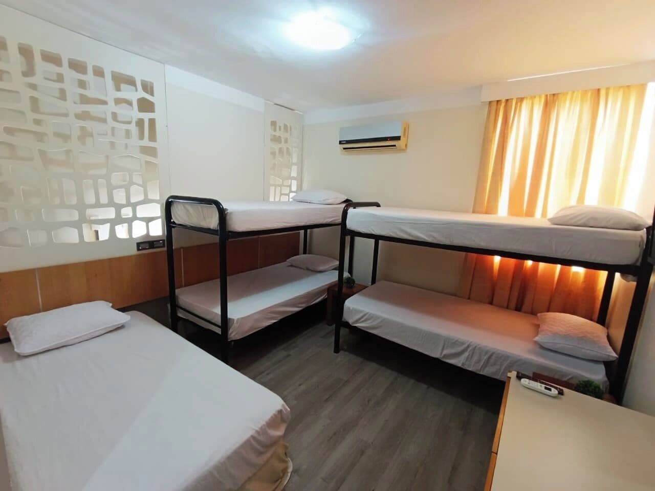 Economy Quadruple Room, Garden View | Premium bedding, down comforters, pillowtop beds, in-room safe