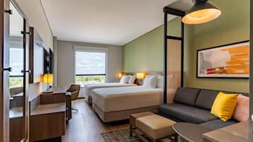 Caja de seguridad en la habitación, cortinas blackout y wifi gratis