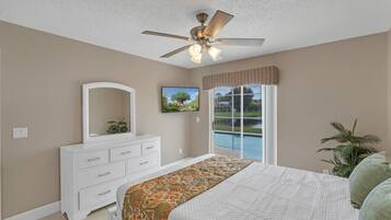 4 bedrooms, iron/ironing board, travel crib, WiFi