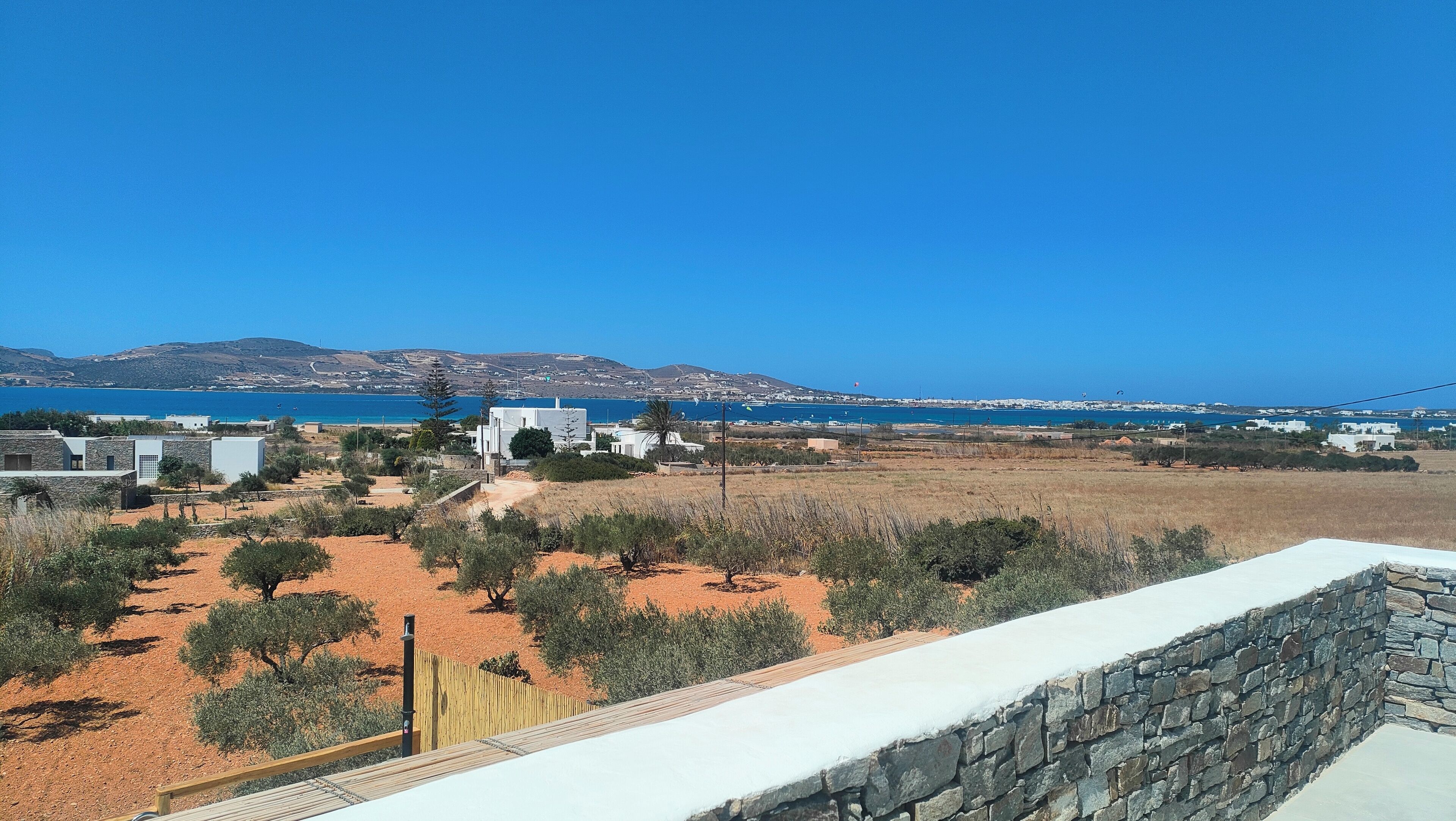 Blick von der Unterkunft