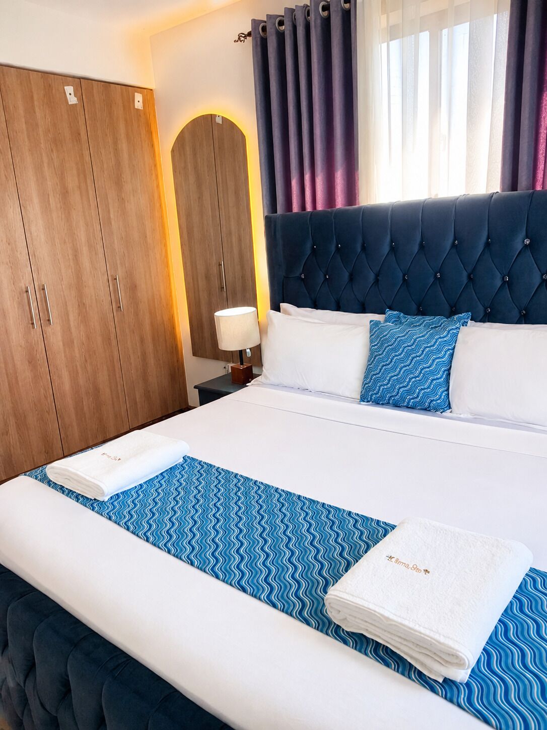 1 slaapkamer, een strijkplank/strijkijzer, wifi, beddengoed