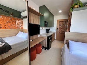 Apartamento básico | 1 quarto, Wi-Fi de cortesia