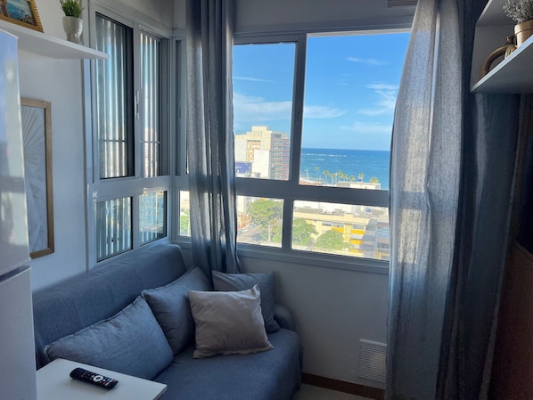 Living area - Your Complete Stay in Salvador, Steps From the sea - Saas (Salvador)