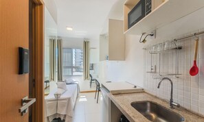 Eenvoudig appartement | 1 slaapkamer, gratis wifi