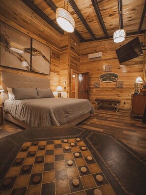 1 slaapkamer, een strijkplank/strijkijzer, wifi, beddengoed