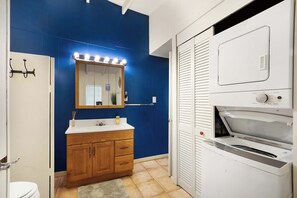 Douche, serviettes fournies