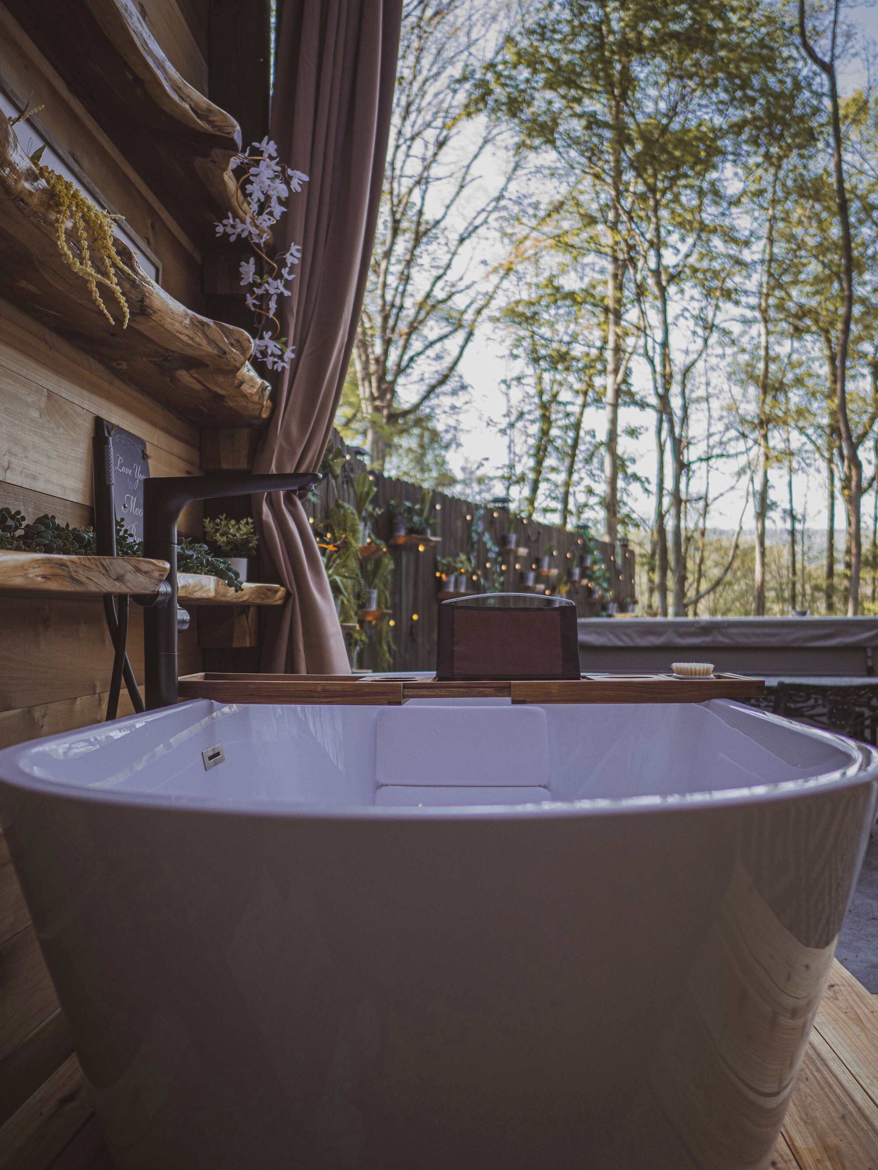 Bain à remous extérieur