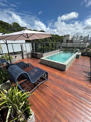 Outdoor pool - Melhores Flats - Delícia a 50m do mar (João Pessoa)