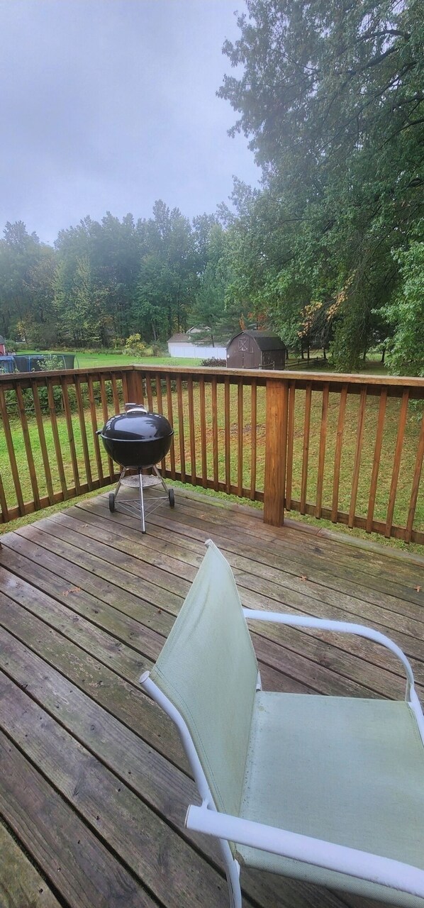 Terrace/patio - Charming 3-bedroom house close to the lake (Cortland)