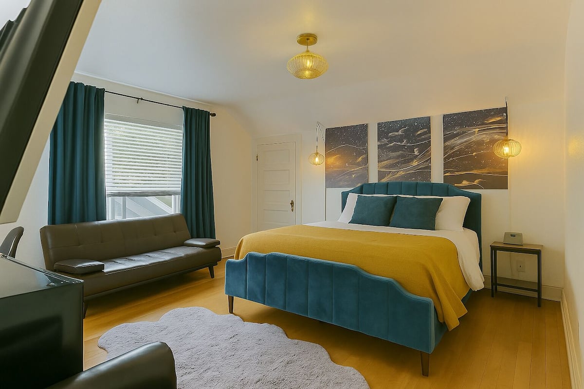 Chambre Deluxe | Literie hypoallergénique, couette en duvet d'oie