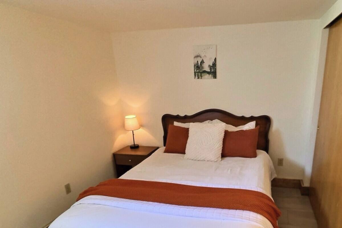 Hypo-allergenic bedding, down comforters, desk, iron/ironing board