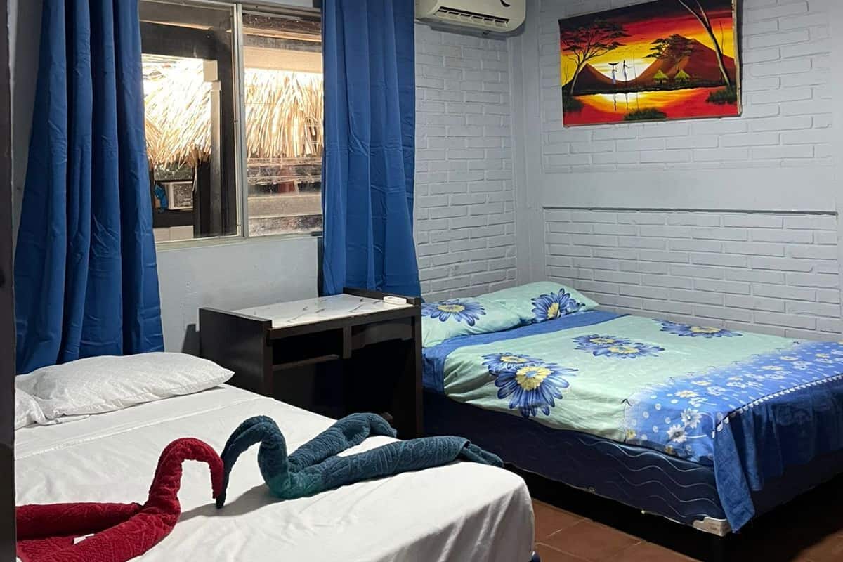 Classic Double Room, 2 Double Beds | Blackout drapes, iron/ironing board, free WiFi, bed sheets