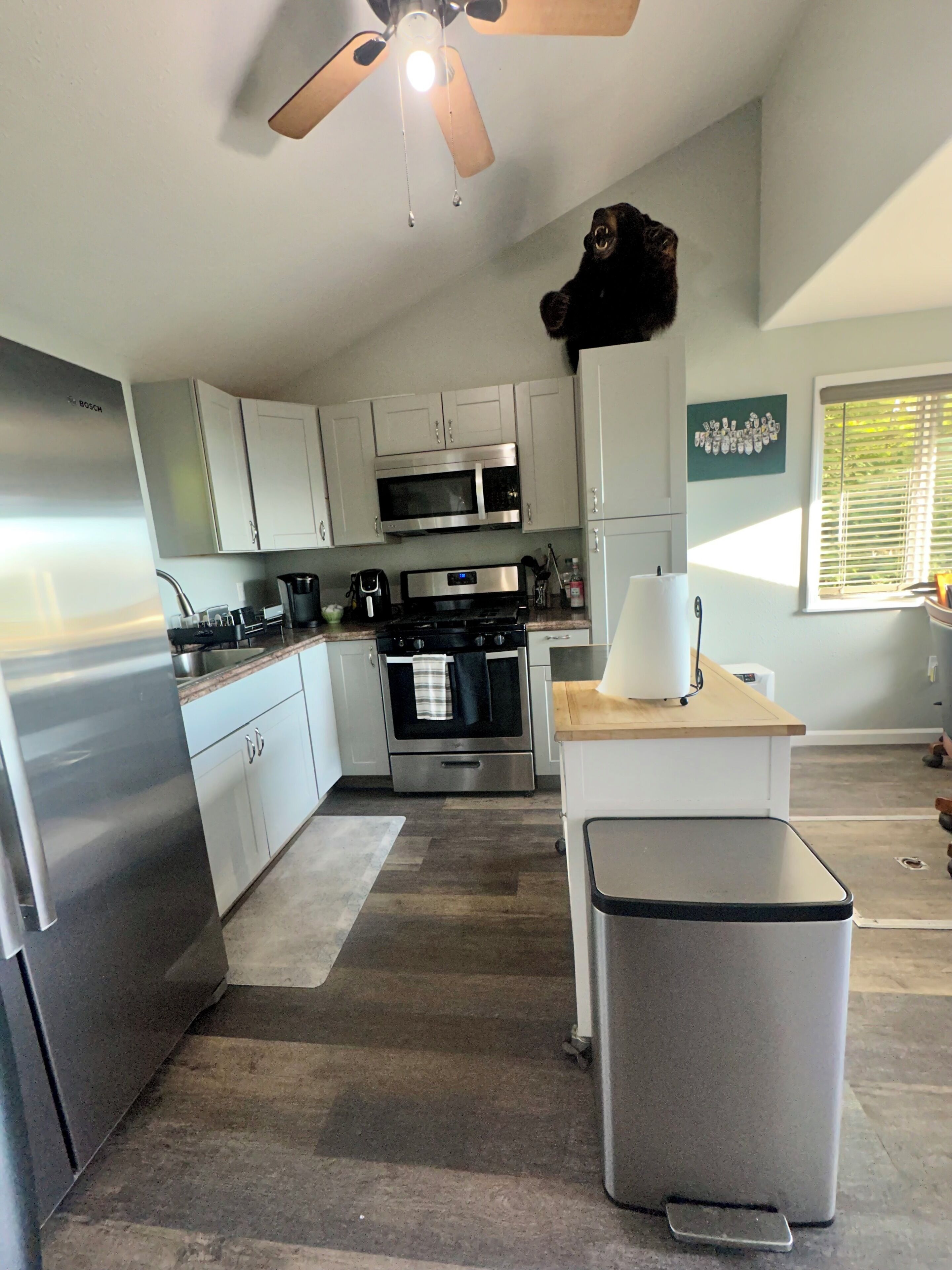 Microwave, oven, stovetop