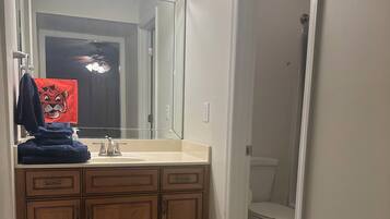 Towels, soap, toilet paper