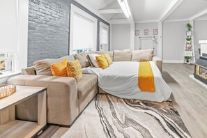 Interior - Unbeatable Location! Unique Downtown Oliver Loft | Free Parking • Fast WiFi (Edmonton)