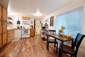 Microwave, oven, stovetop