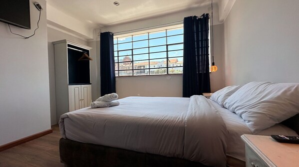 Comfort-Doppelzimmer, Blick auf die Anlage