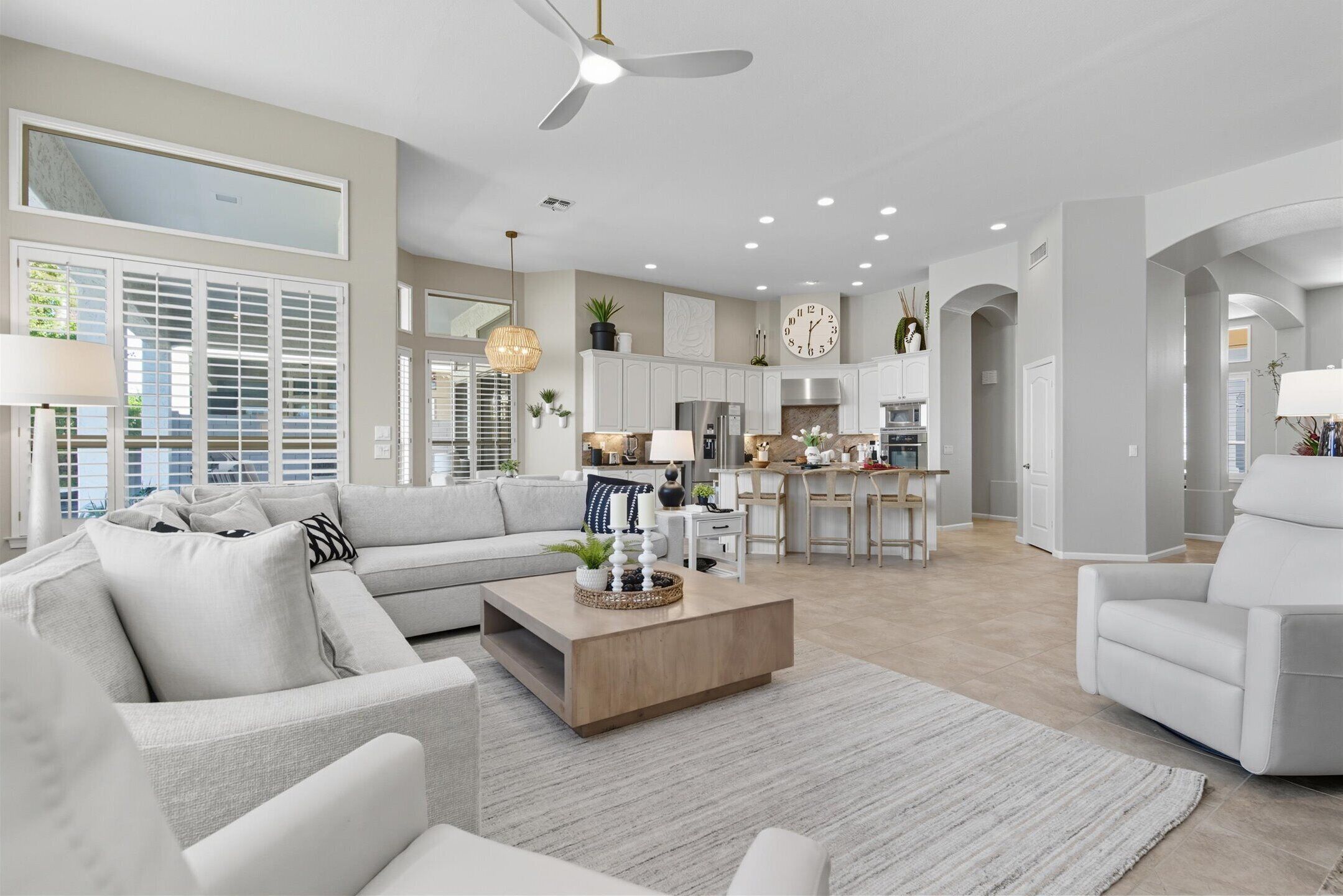 TV connectée, cheminée