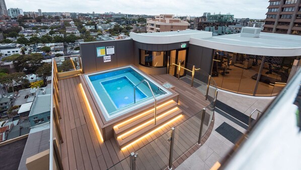 A heated pool - Accommodation Sydney | Hyde Park Three-Bedroom High Floor Apartment with City View (Sydney)