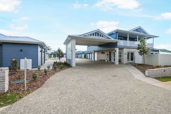 Majoituspaikan julkisivu