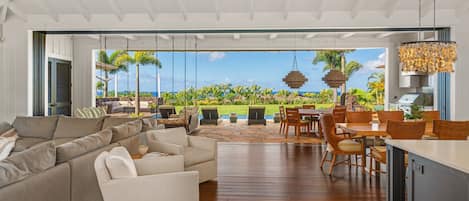 TV, livros, escritórios