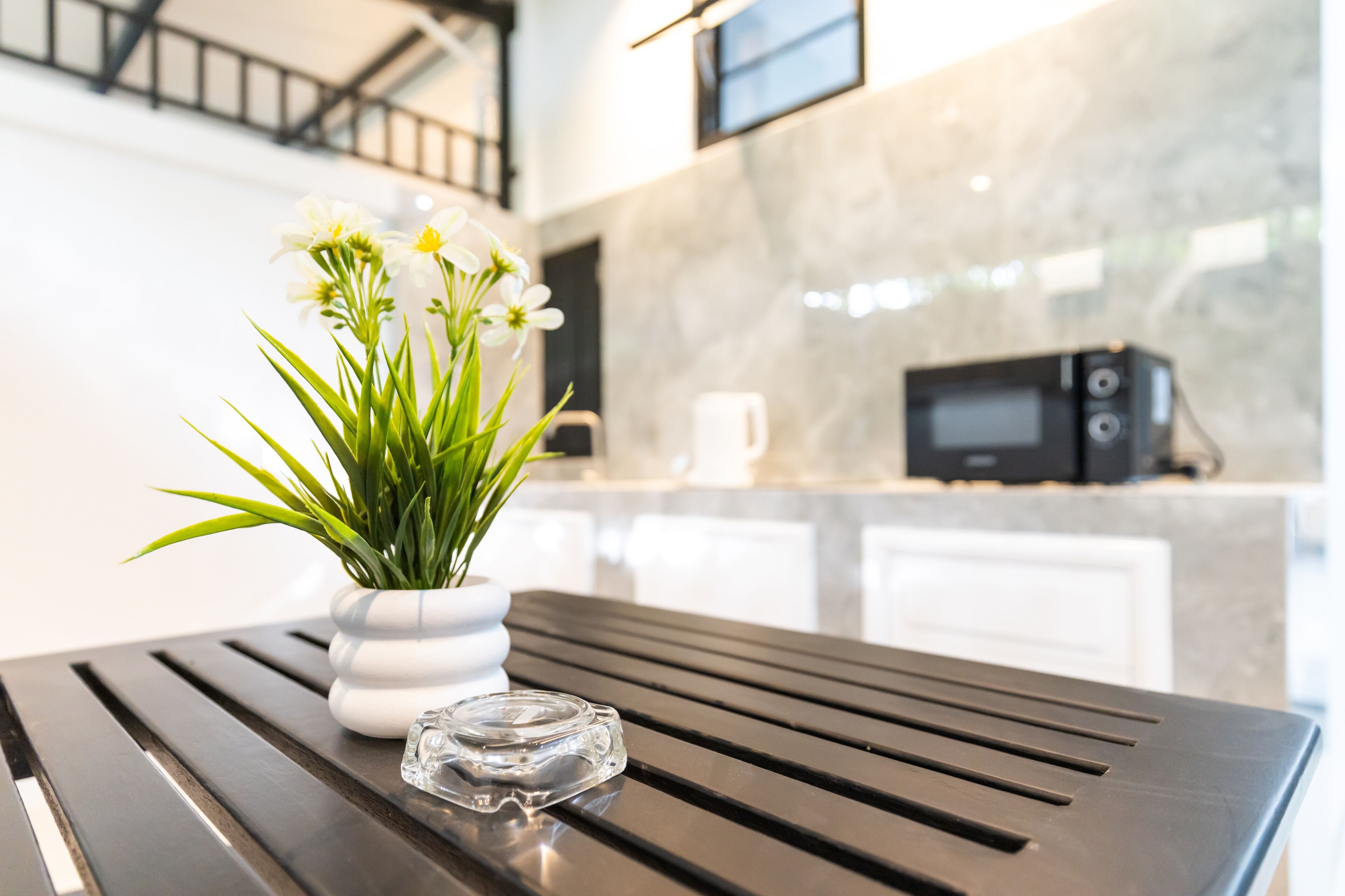 家庭套房, 简易厨房, 花园景观 | 私人厨房 | 炉灶、提供环保清洁产品、冰柜、拒绝一次性咖啡/茶过滤器