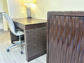 Standard Double Room, 2 Queen Beds, Non Smoking, Private Bathroom | In-room safe, desk, laptop workspace, blackout drapes