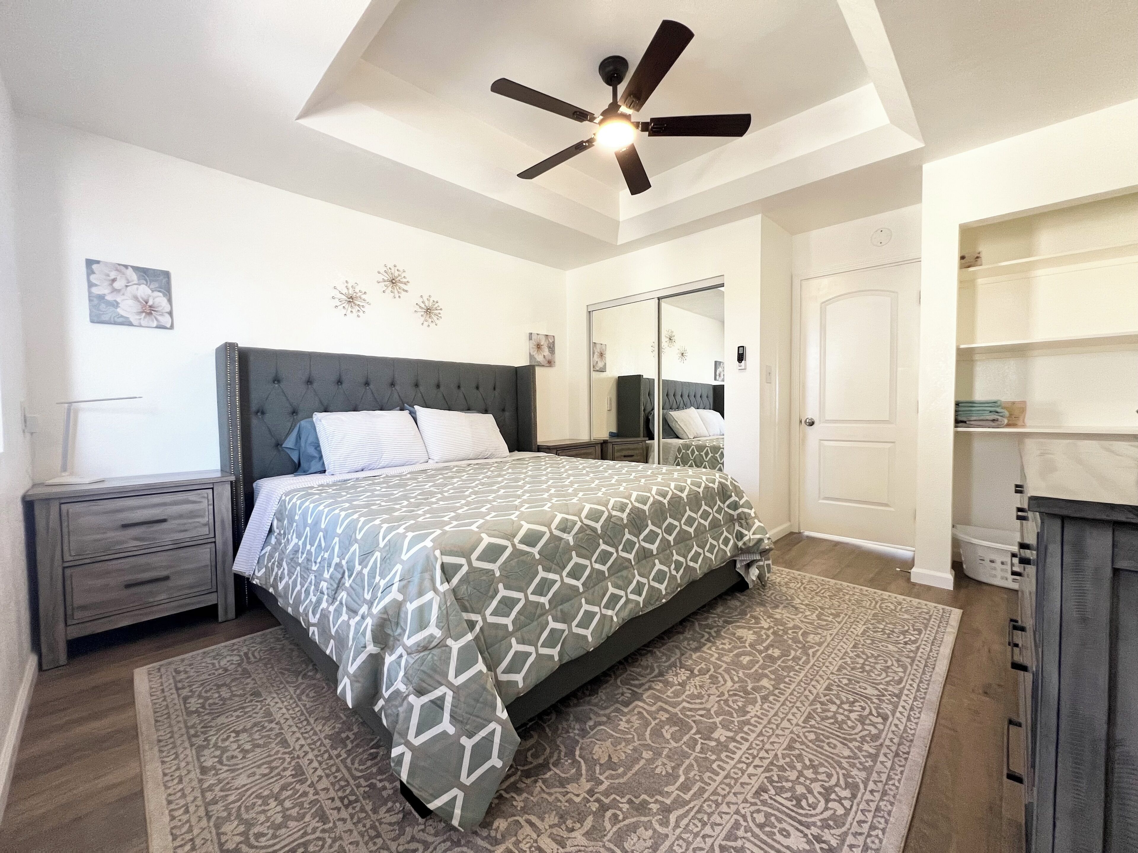 3 多间卧室、WiFi、床单