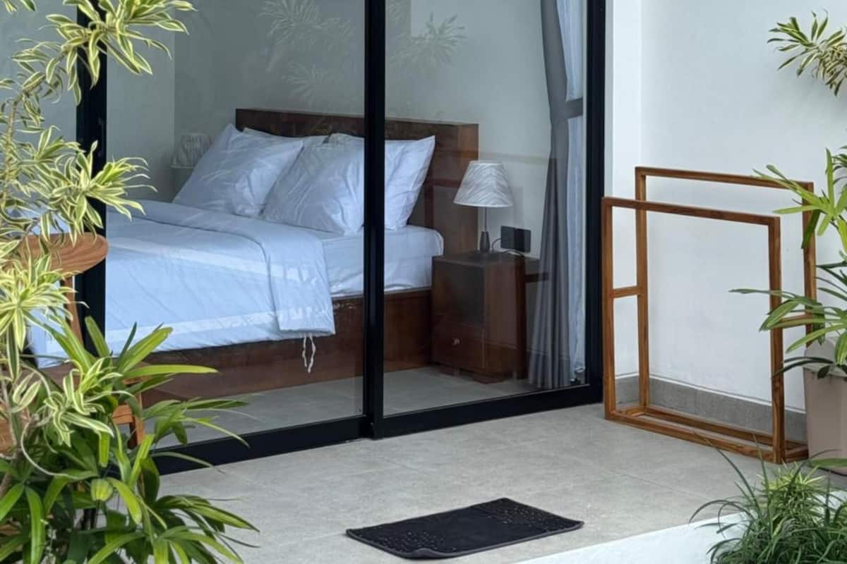 Habitación doble, vista a la alberca | Wifi gratis