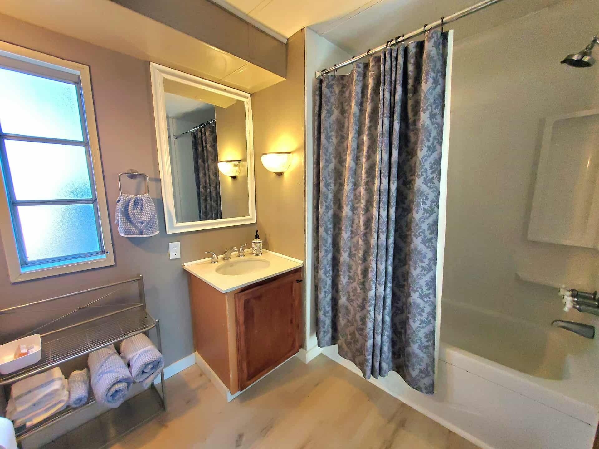 Towels, soap, toilet paper