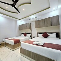 Kahden hengen perhehuone, ilmastointi | Allergiatestatut vuodevaatteet, ilmainen Wi-Fi