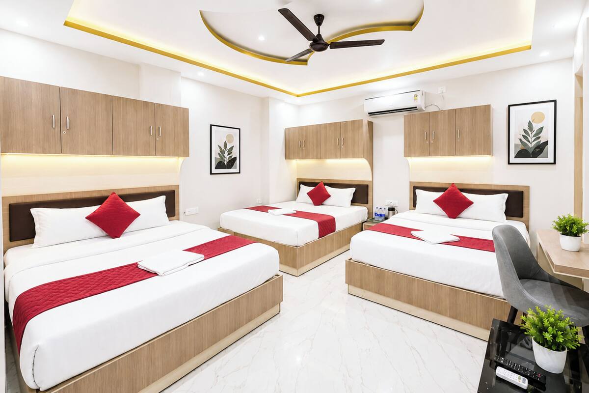 Family Double Room, Air conditioning | View from room