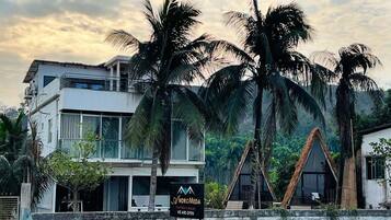 Voorkant van accommodatie