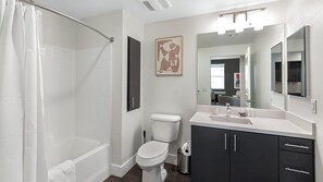 Apartment (2 Bedrooms) | Bathroom | Bathtub, free toiletries, hair dryer, towels - Landing Apartments - Spring, TX (Spring)