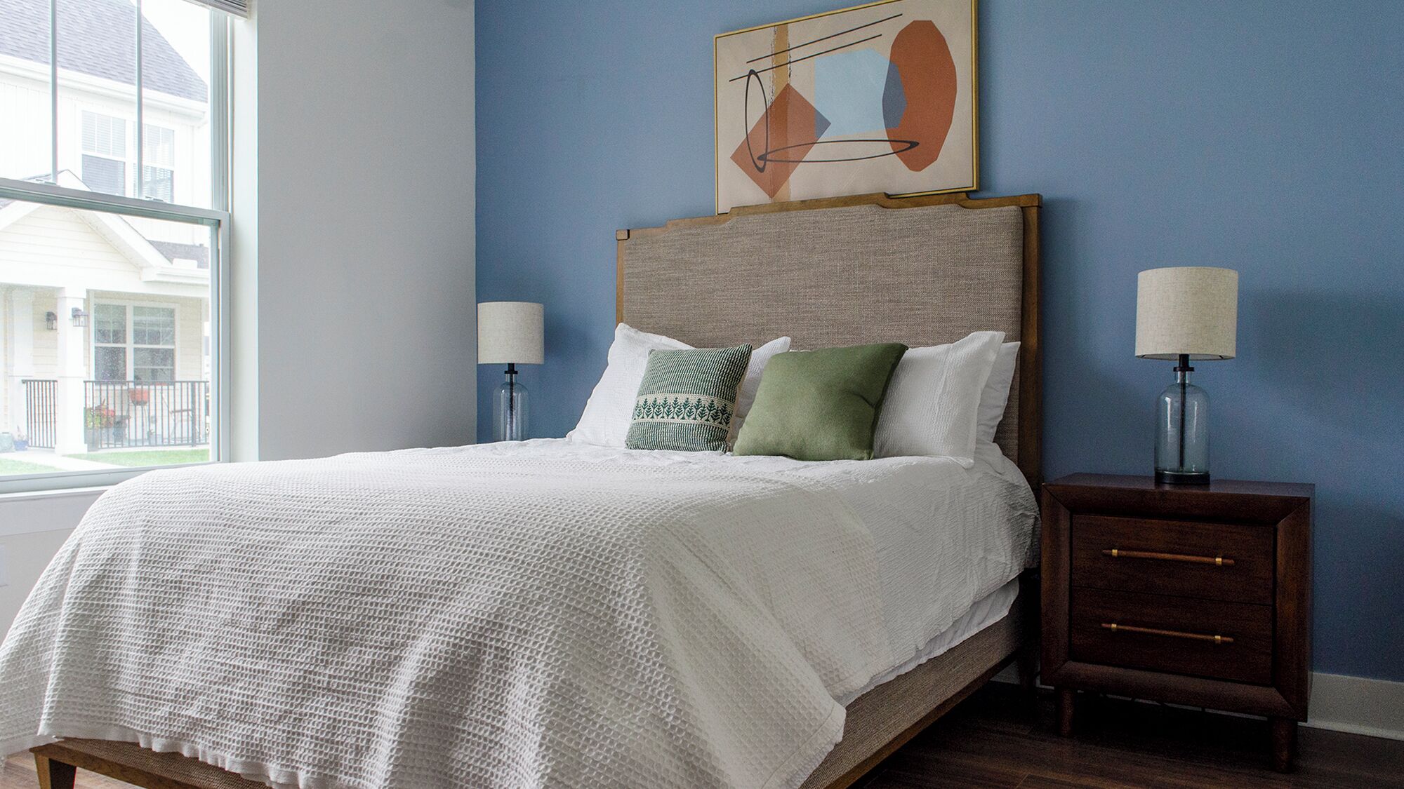 Individually decorated, individually furnished, iron/ironing board