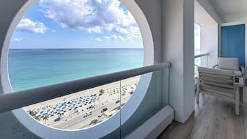 Luksus-lejlighed - 1 kingsize-seng med sovesofa - havudsigt | Balkon