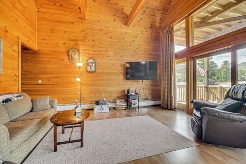 Mountain-View Deck! Cabin By Mt Abraham Skiing