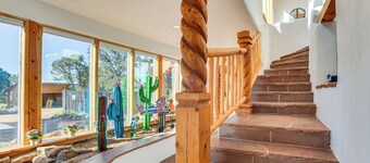 Panoramic Vistas: Glorieta Adobe Near Pecos River