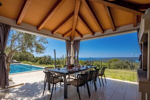 Family Villa, Multiple Bedrooms, Mountainside (Villa Luka with 50 sqm Pool) | Beach/ocean view
