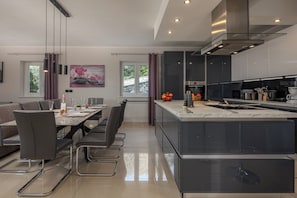 家庭別墅, 4 間臥室, 微波爐, 山間 (Villa Luka with 50 sqm Pool) | 私人廚房