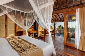 Villa, 1 camera da letto, piscina privata | Vista dalla camera