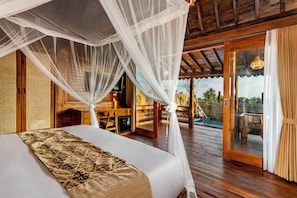 Villa, 1 Bedroom, Private Pool | Desk, laptop workspace, free WiFi